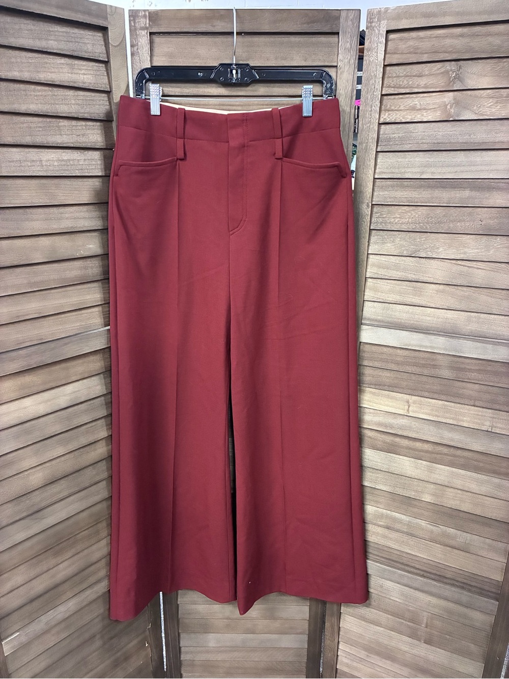 Chloe Wide-Leg Pants in WildWood Brown